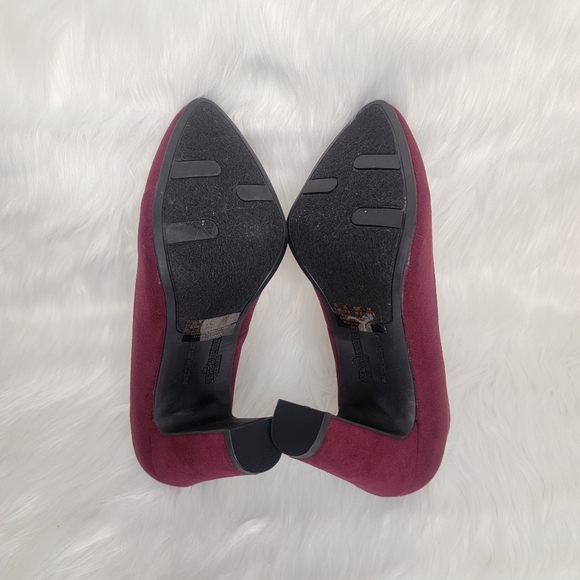 Fergalicious by Fergie burgundy suede heels. - Picture 6 of 8